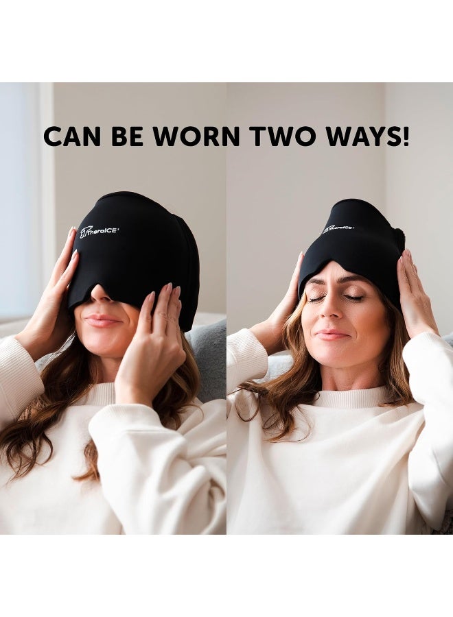 TheraICE Rx Form Fitting Gel Ice Headache/Migraine Relief Hat - Image 3